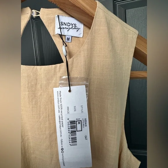 SNDYS Revolve Lottie Dress Open Back Size Medium - Picture 7 of 7